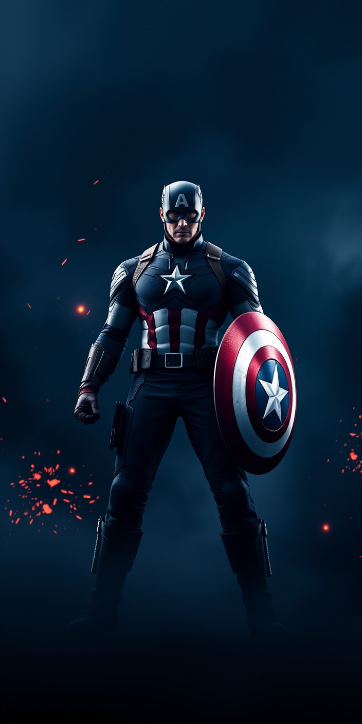 Captain america 4k 1 Phone Wallpaper