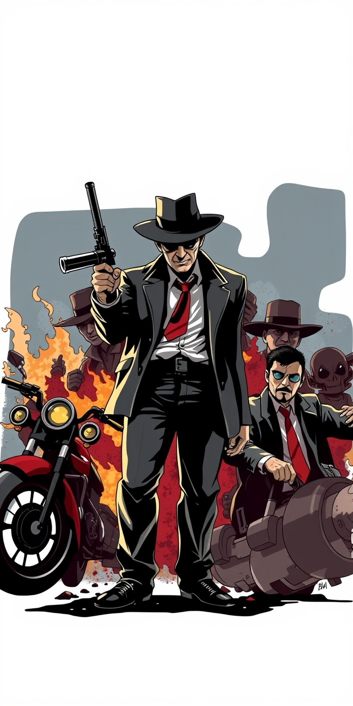 Gangster 5 Phone Wallpaper