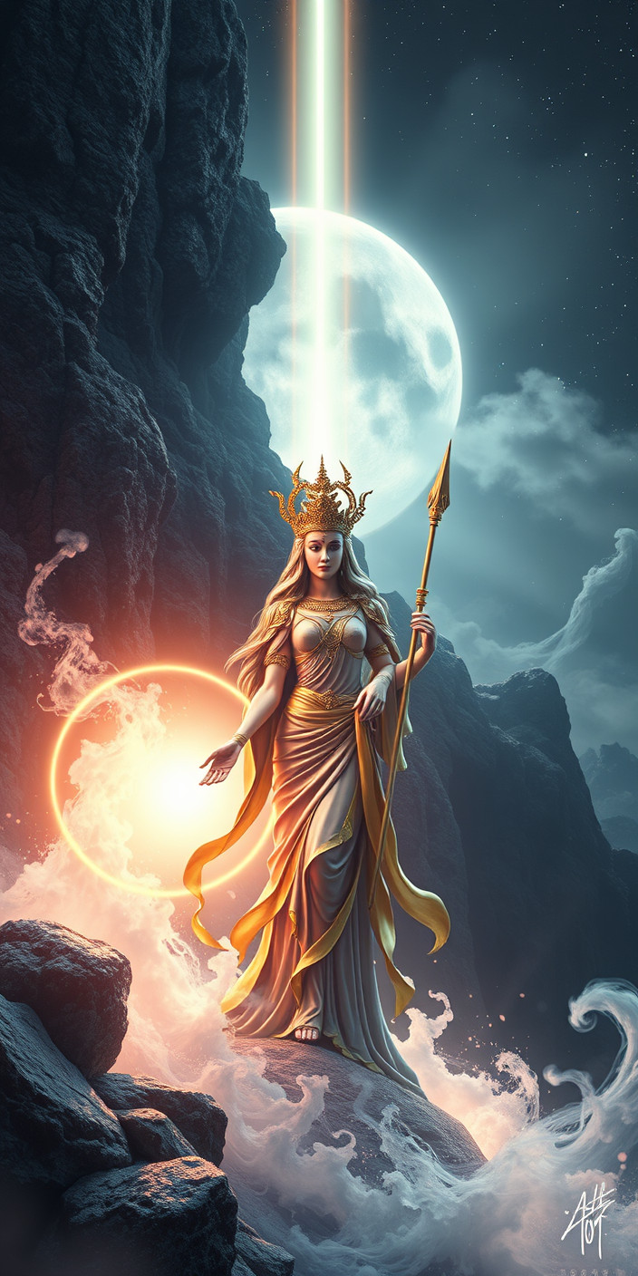 Goddess 3 Phone Wallpaper