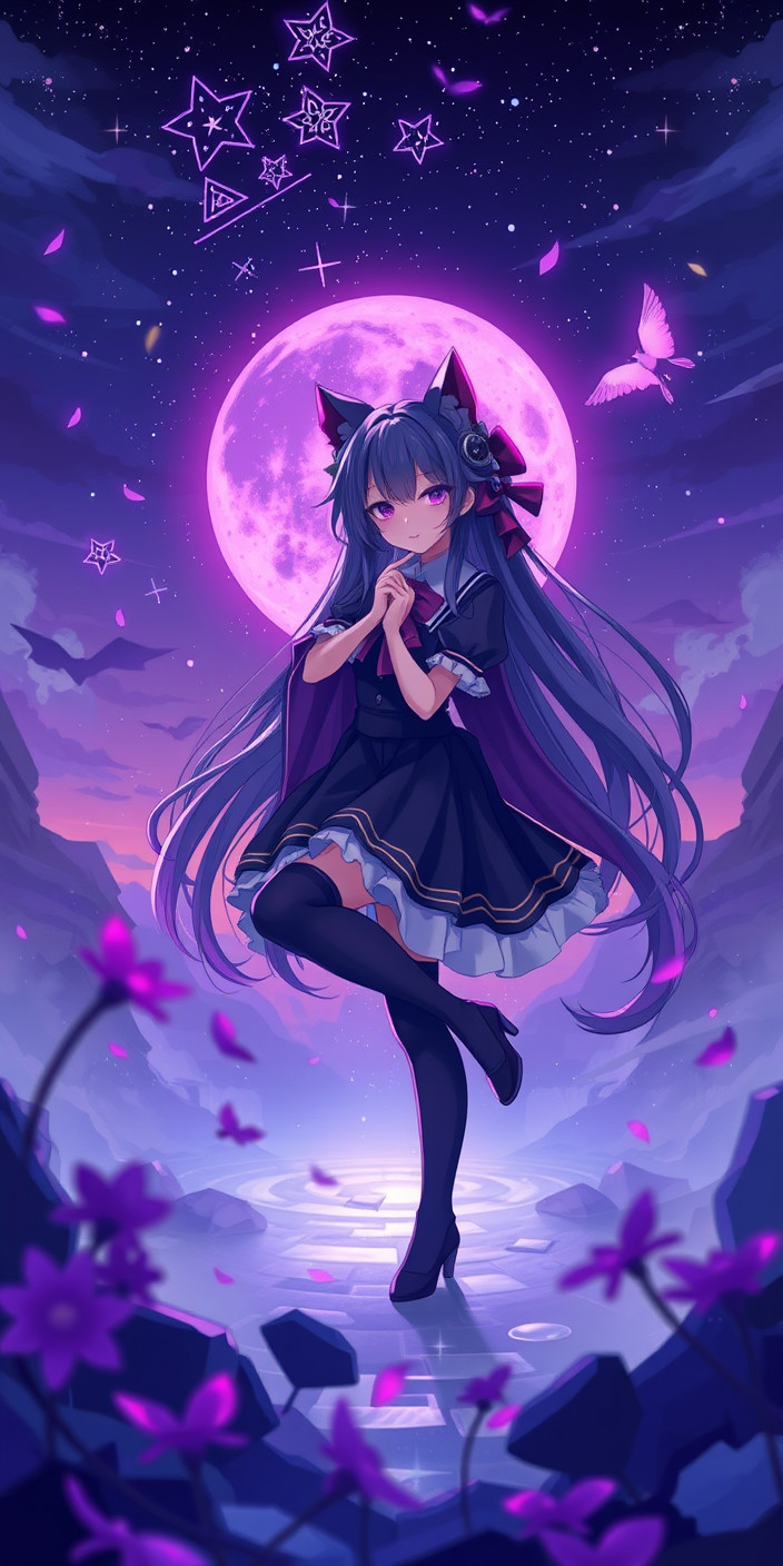 Kuromi aesthetic 4 Phone Wallpaper