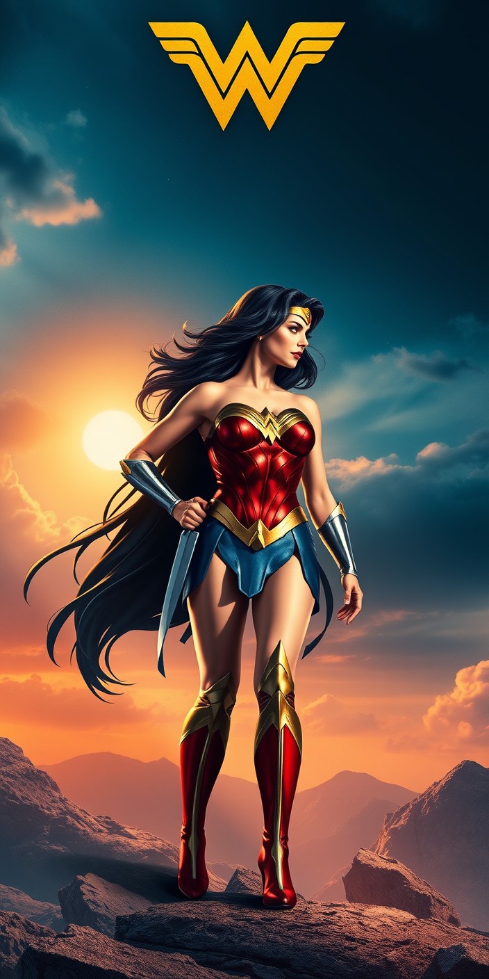Wonder woman 9 Phone Wallpaper