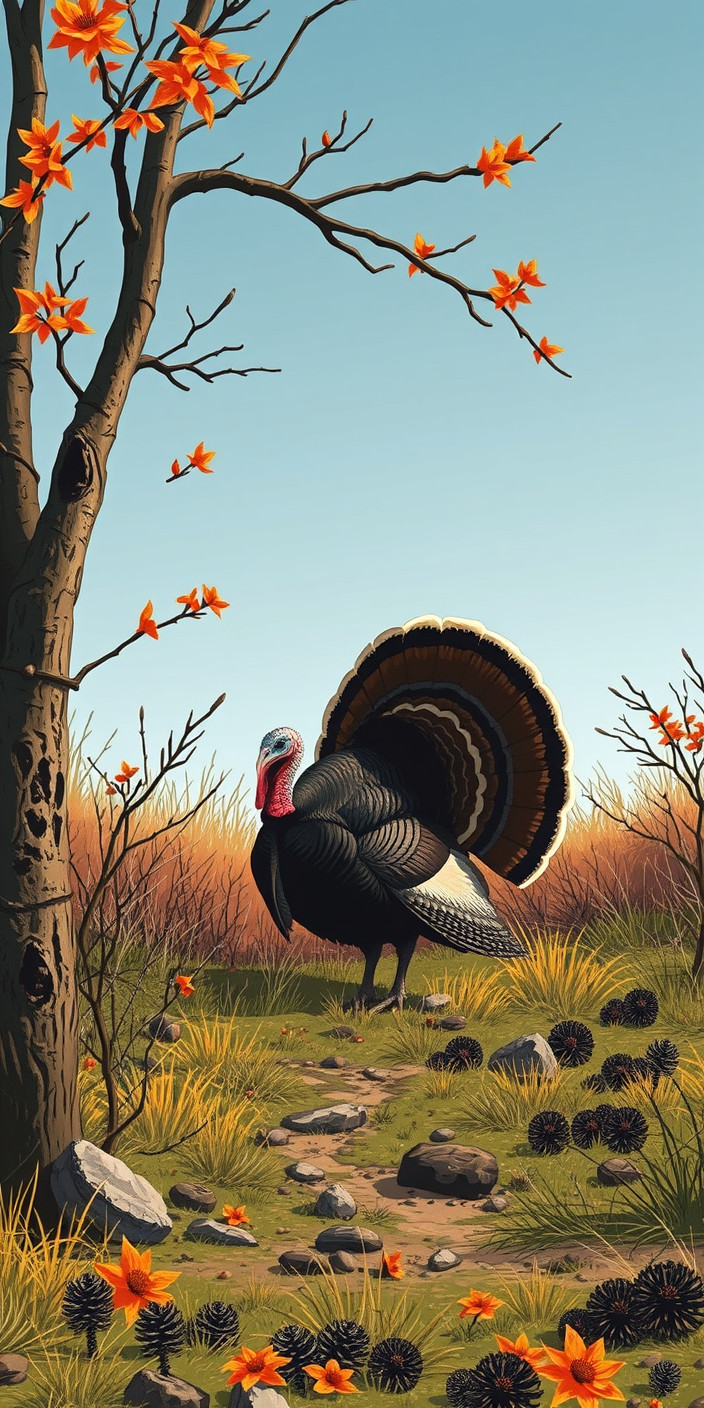 Turkey hunting 9 Phone Wallpaper
