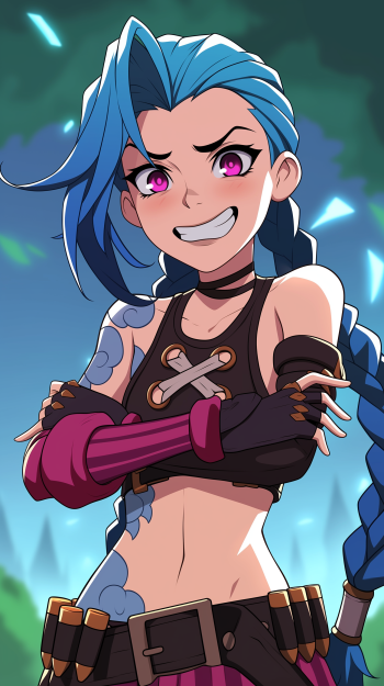 Jinx 1 Phone Wallpaper