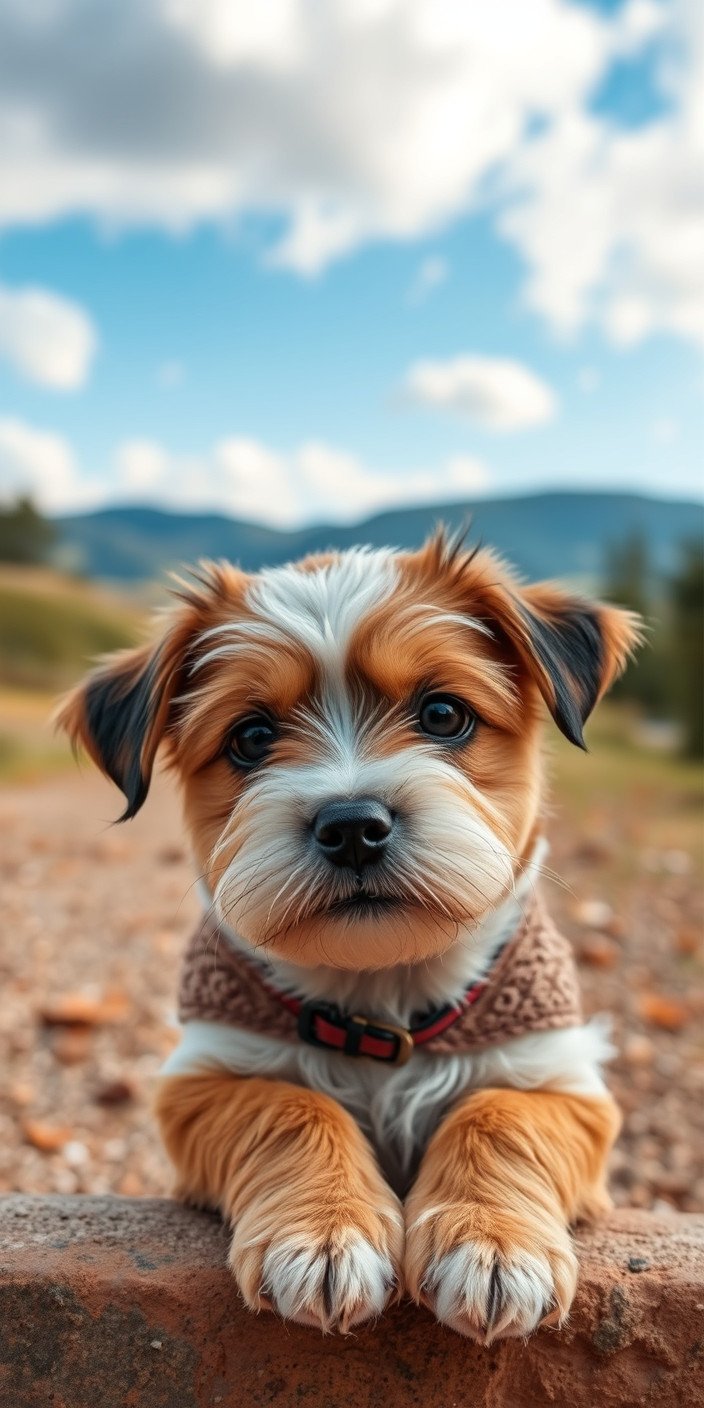 Cute dog 8 Phone Wallpaper