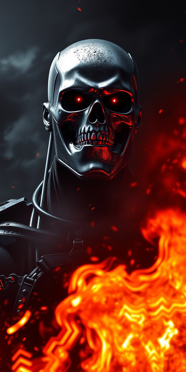 Terminator 8 Phone Wallpaper