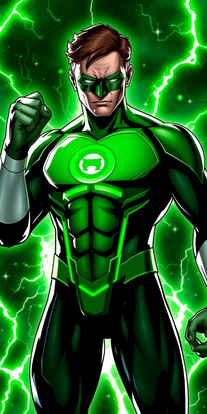 Green lantern 7 Phone Wallpaper