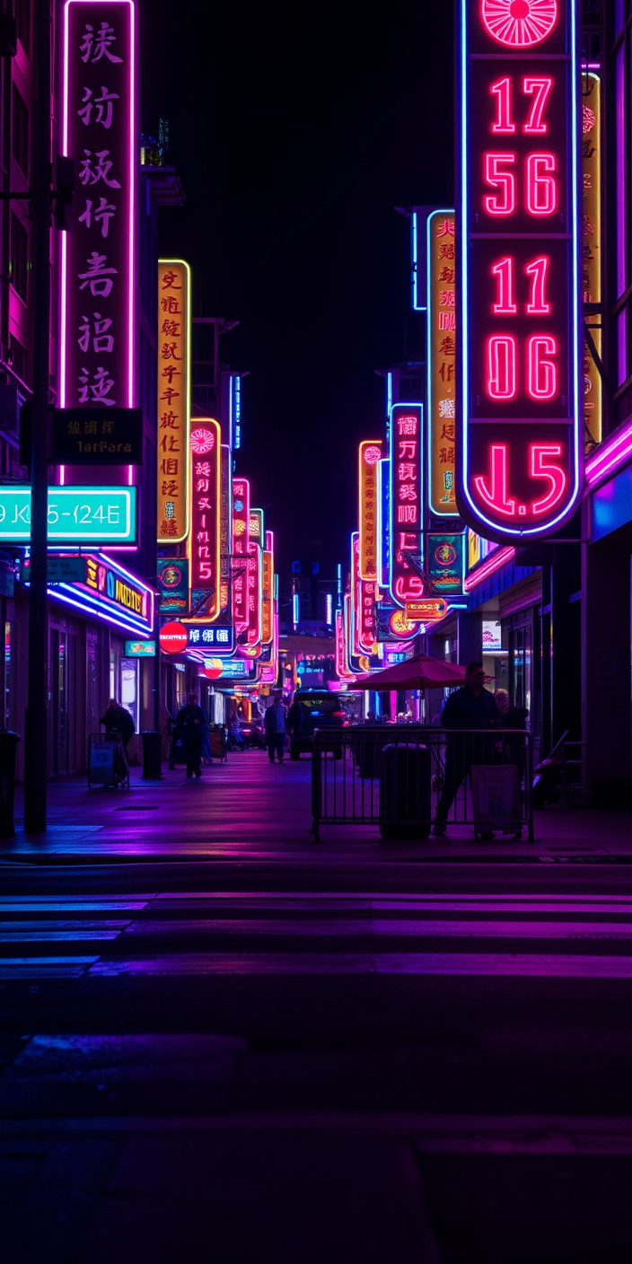 Neon lights 3 Phone Wallpaper