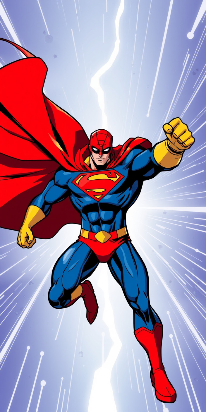 Superhero 1 Phone Wallpaper