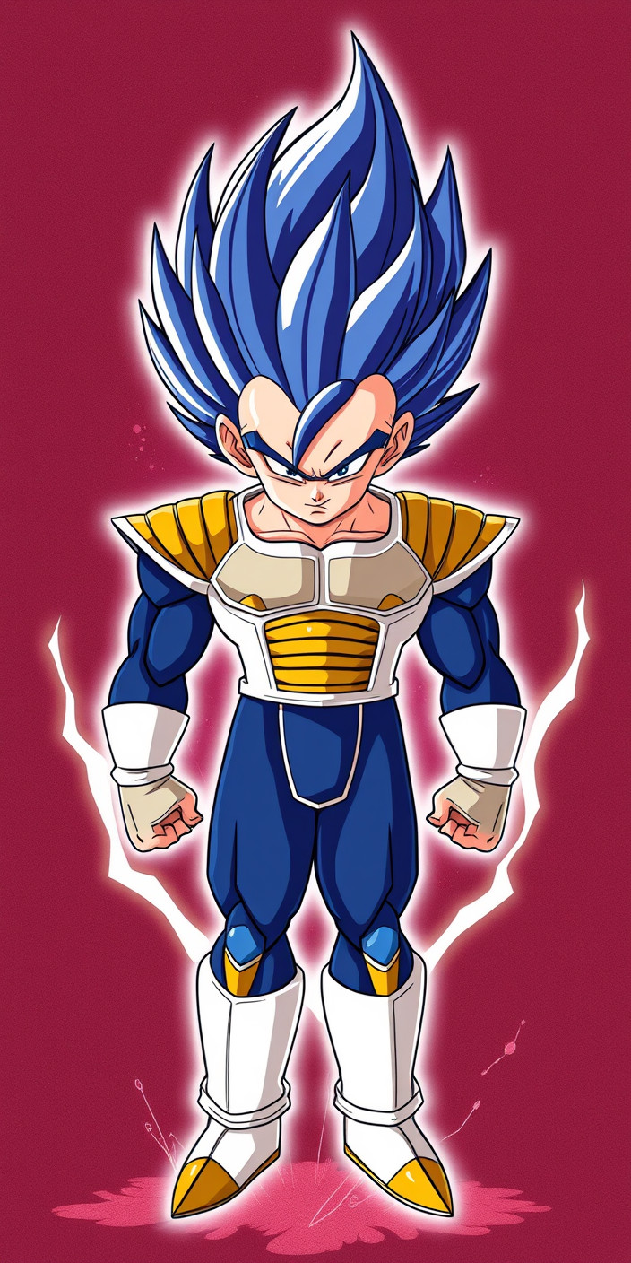 Vegeta 6 Phone Wallpaper