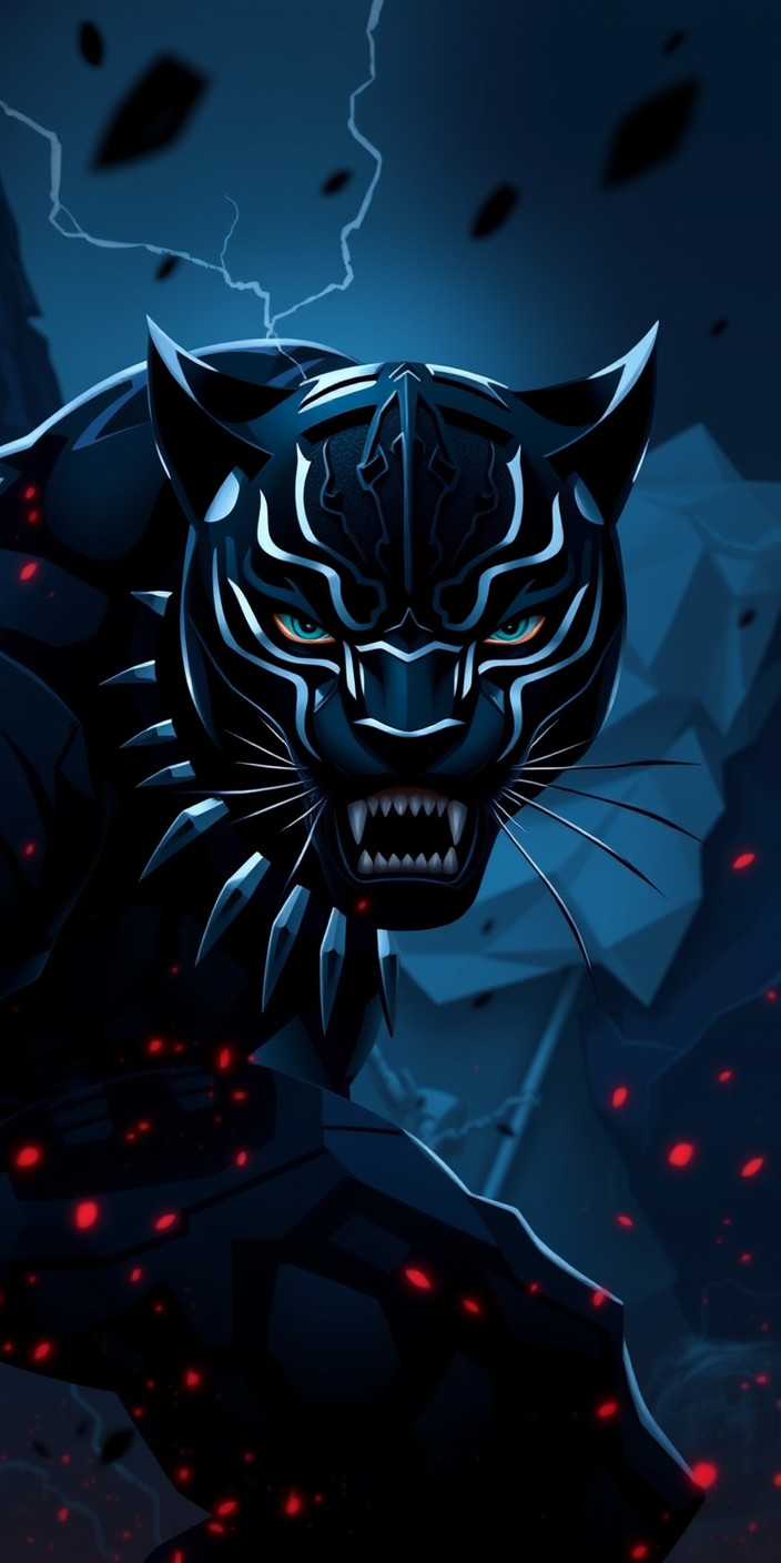 Black panther 3 Phone Wallpaper