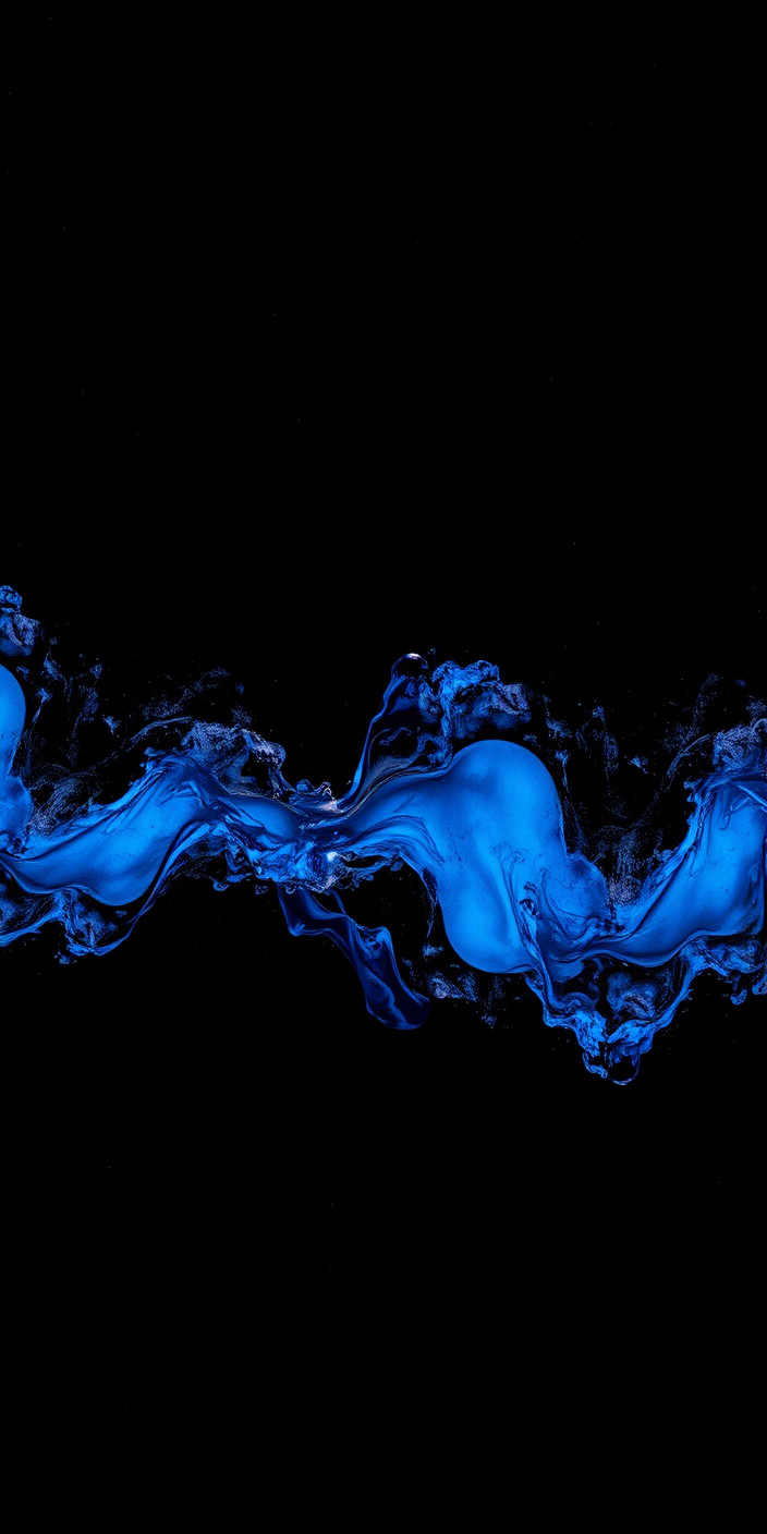 Black and blue 3 Phone Wallpaper