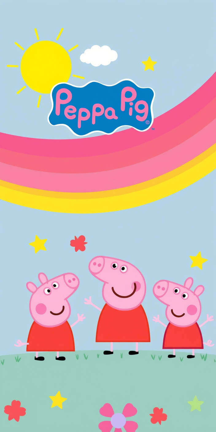 Peppa pig 12 Phone Wallpaper