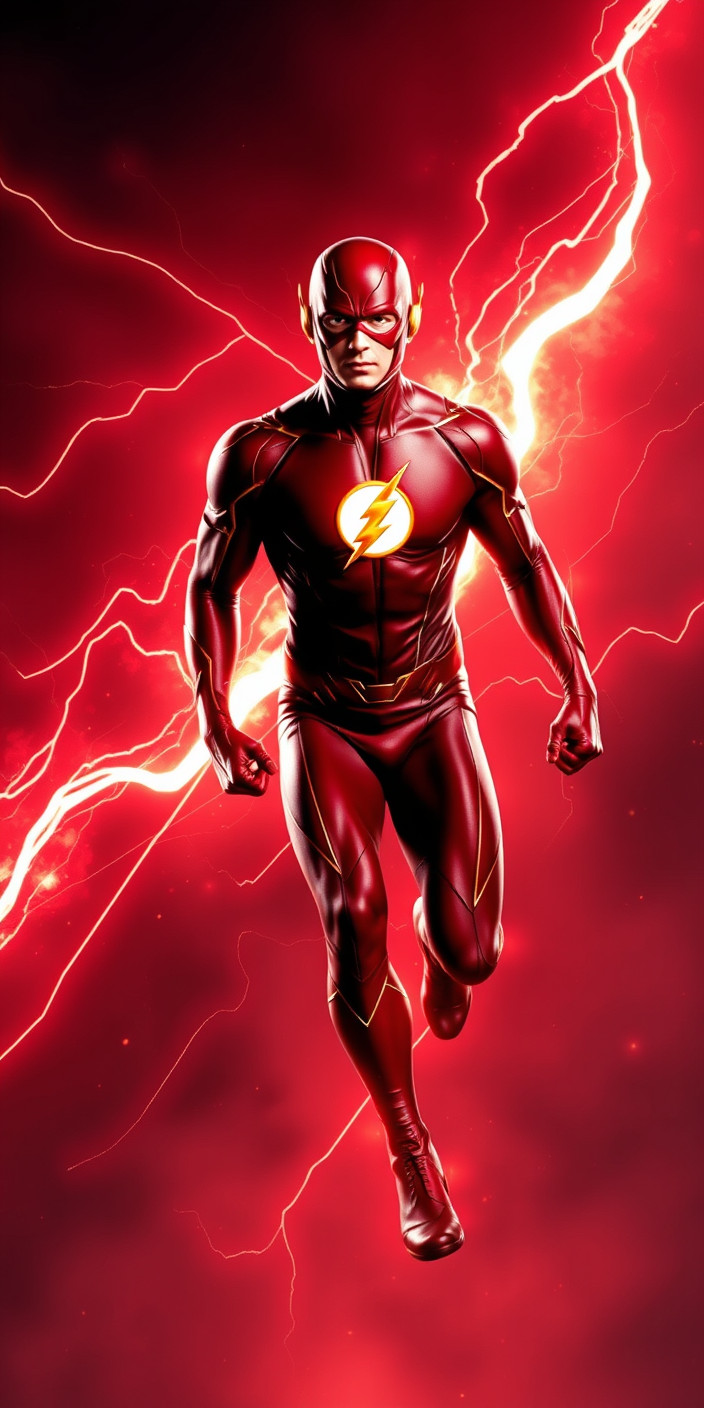The flash the flash 8 Phone Wallpaper