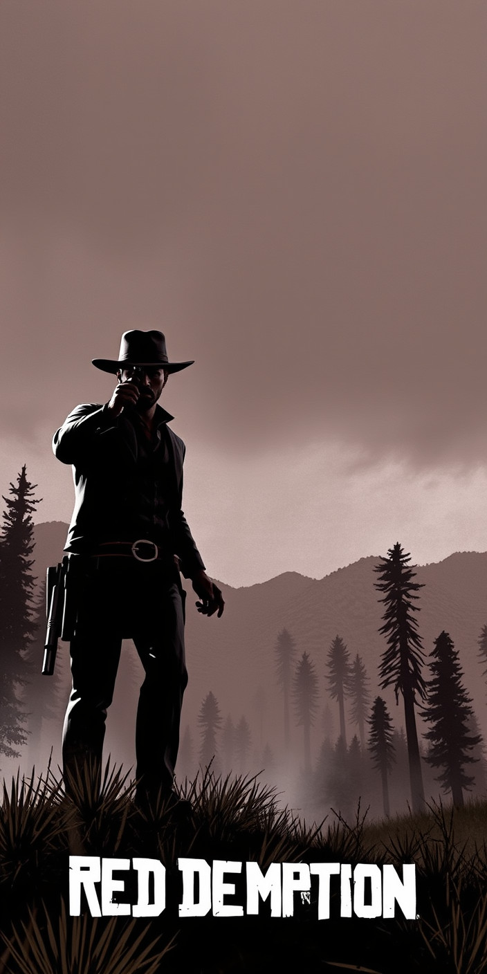 Red dead redemption 6 Phone Wallpaper