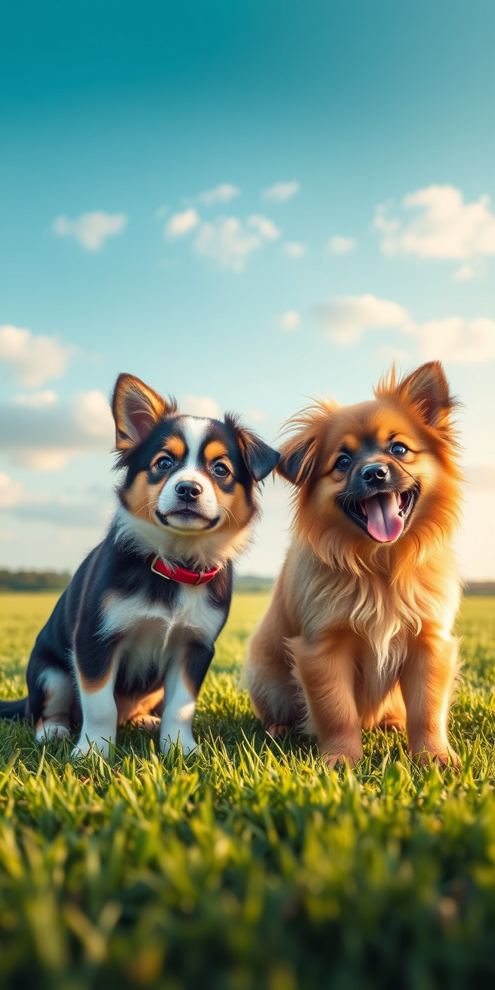 Cute dogs 5 Phone Wallpaper
