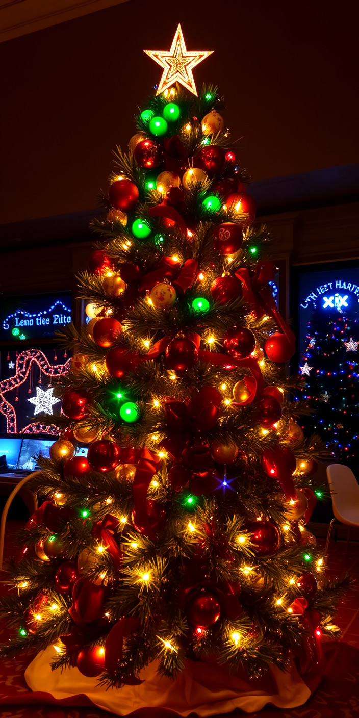 Christmas tree 5 Phone Wallpaper
