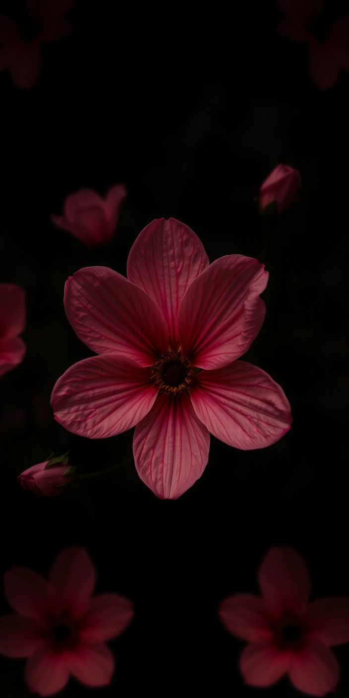 Dark flowers 4 Phone Wallpaper
