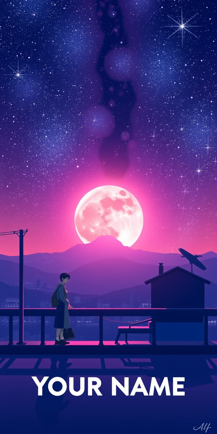 Your name 8 Phone Wallpaper