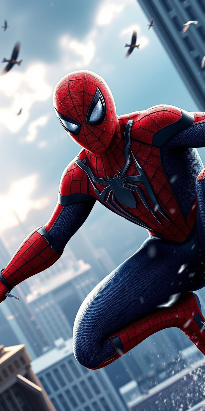 Spiderman ps4 3 Phone Wallpaper