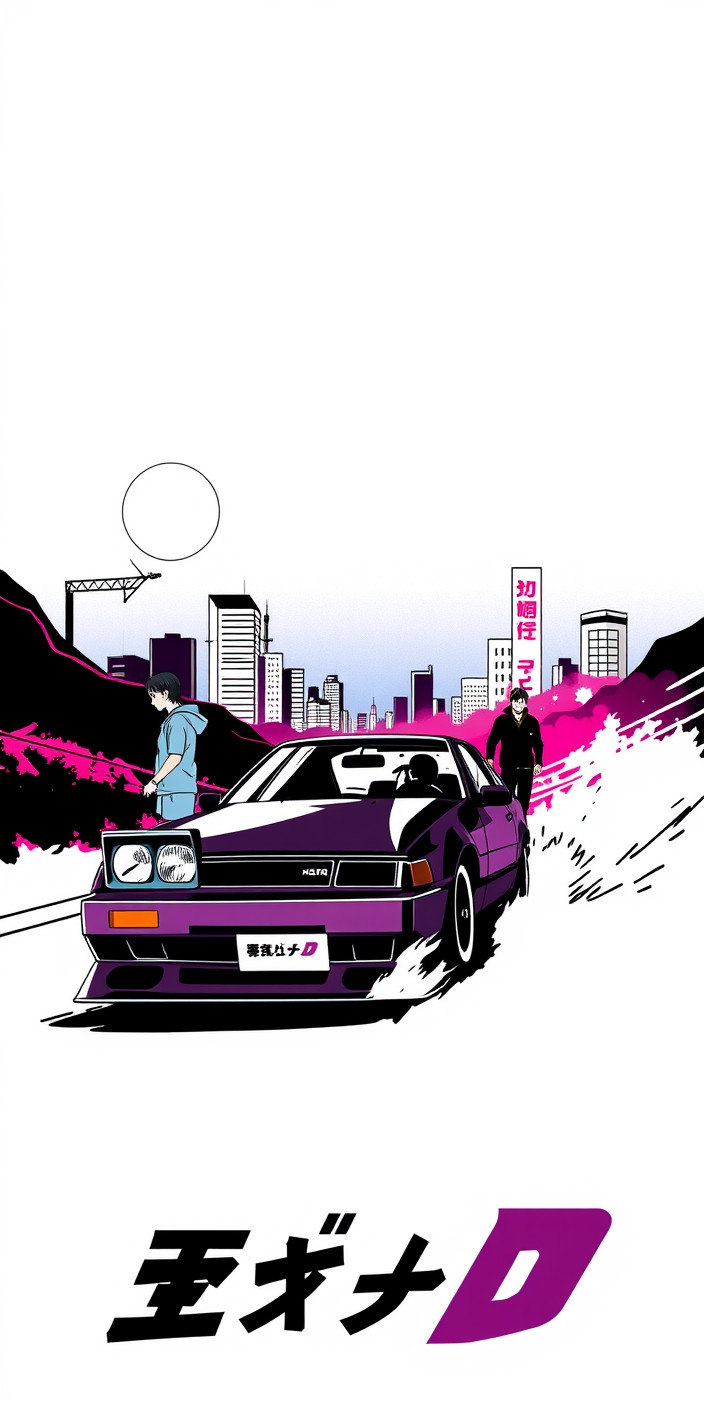 Initial d 3 Phone Wallpaper