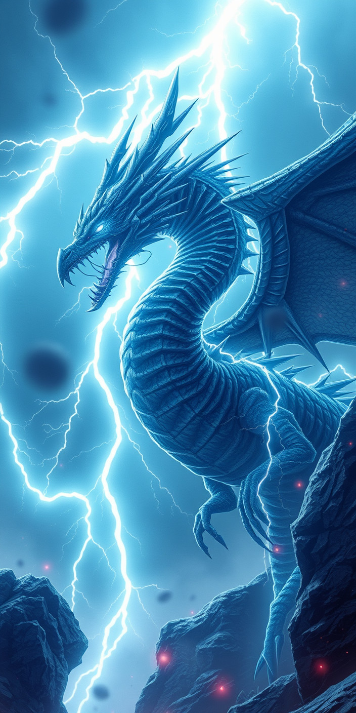 Lightning dragon 3 Phone Wallpaper