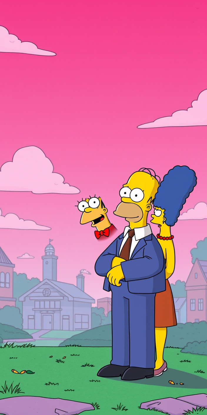 Aesthetic  simpsons 7 Phone Wallpaper