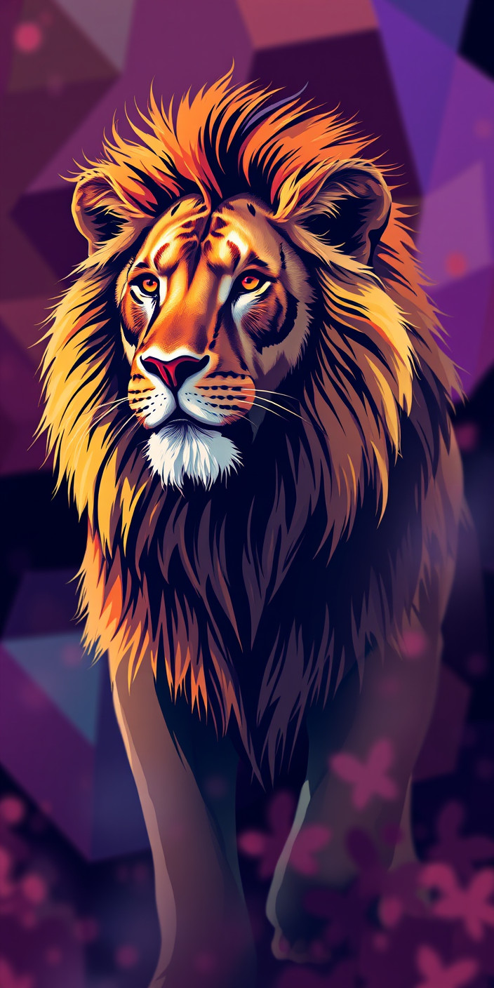 Lion 2 Phone Wallpaper