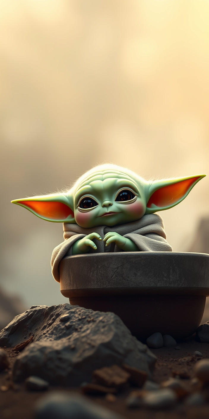 Baby yoda  i 1 Phone Wallpaper