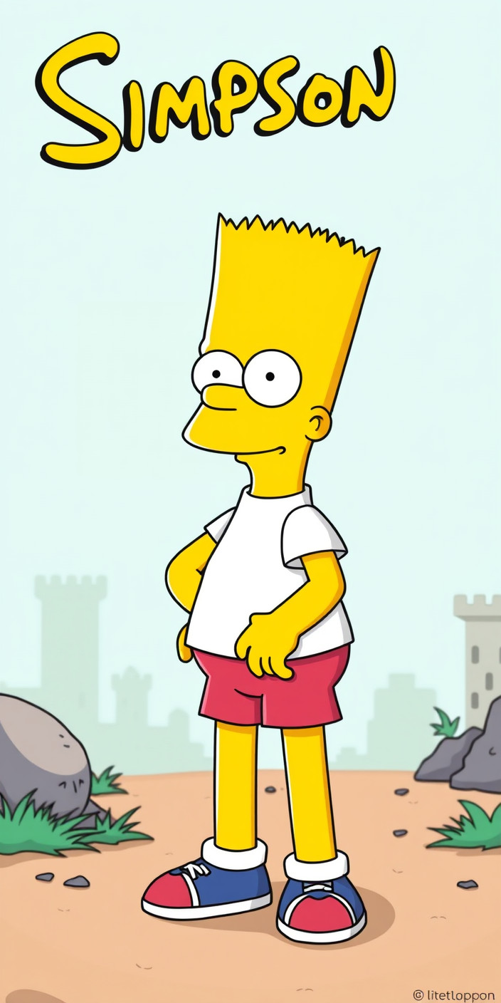 Bart simpson 5 Phone Wallpaper