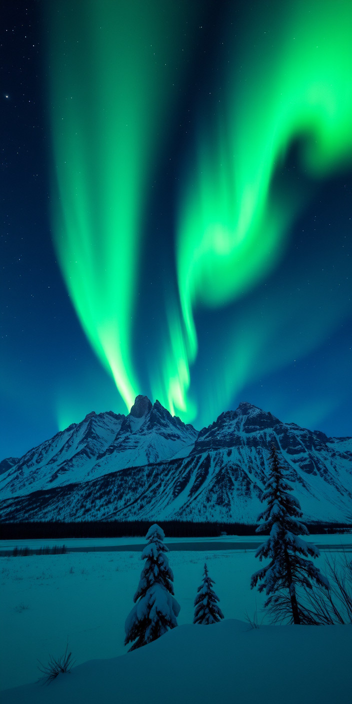 Northern lights 10 Phone Wallpaper