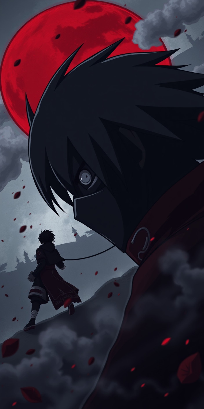 Sharingan 8 Phone Wallpaper