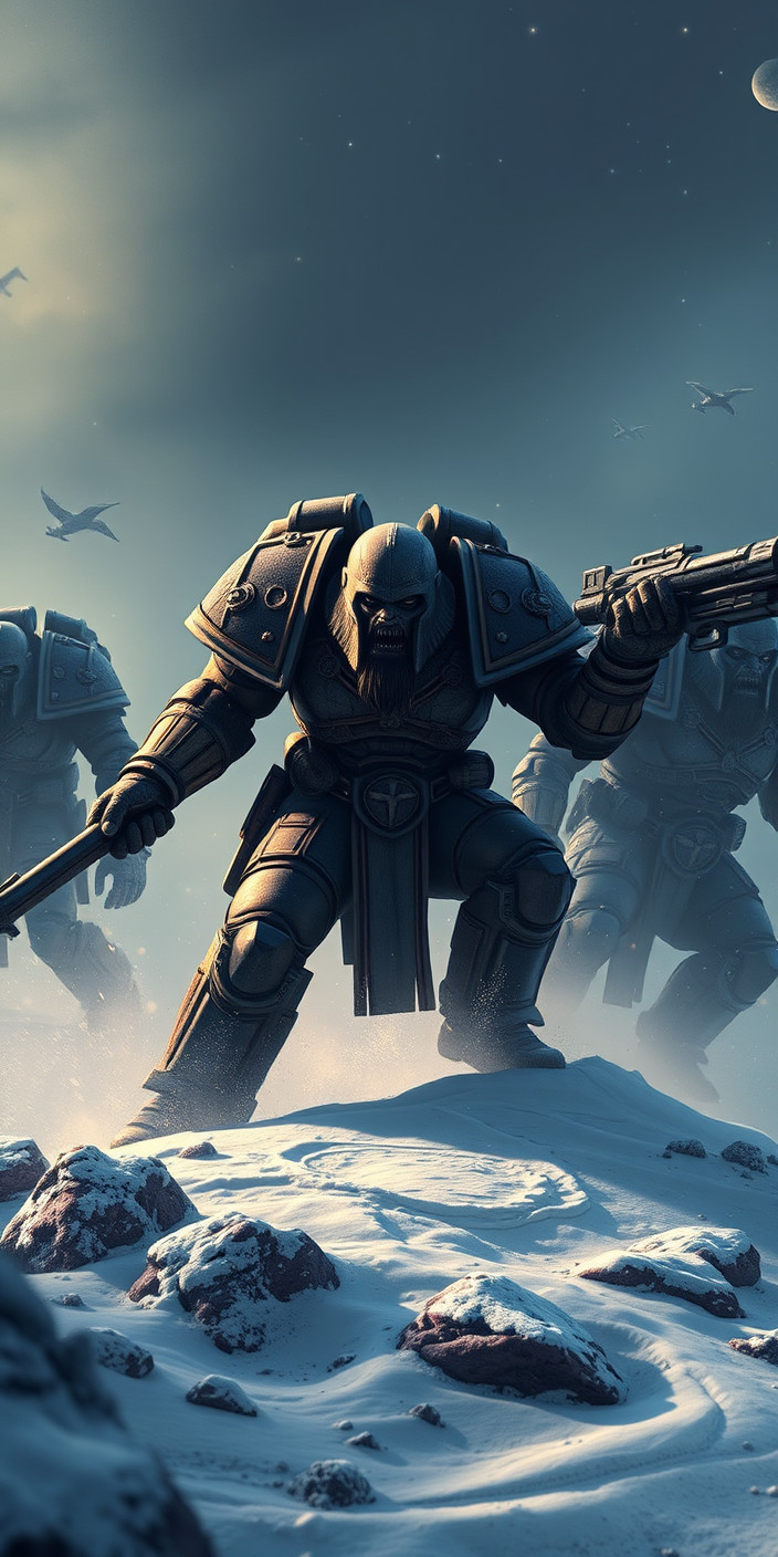 Warhammer 40k space wolves 12 Phone Wallpaper