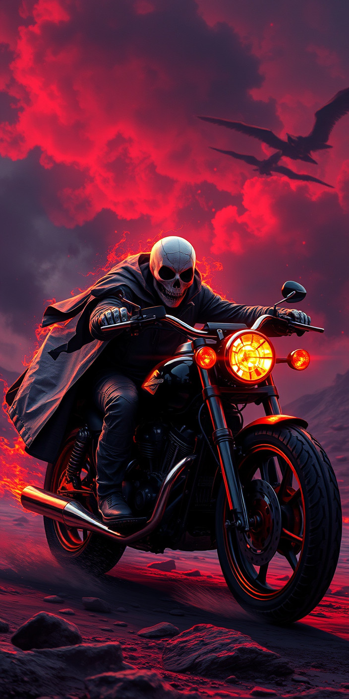 Ghost rider 7 Phone Wallpaper