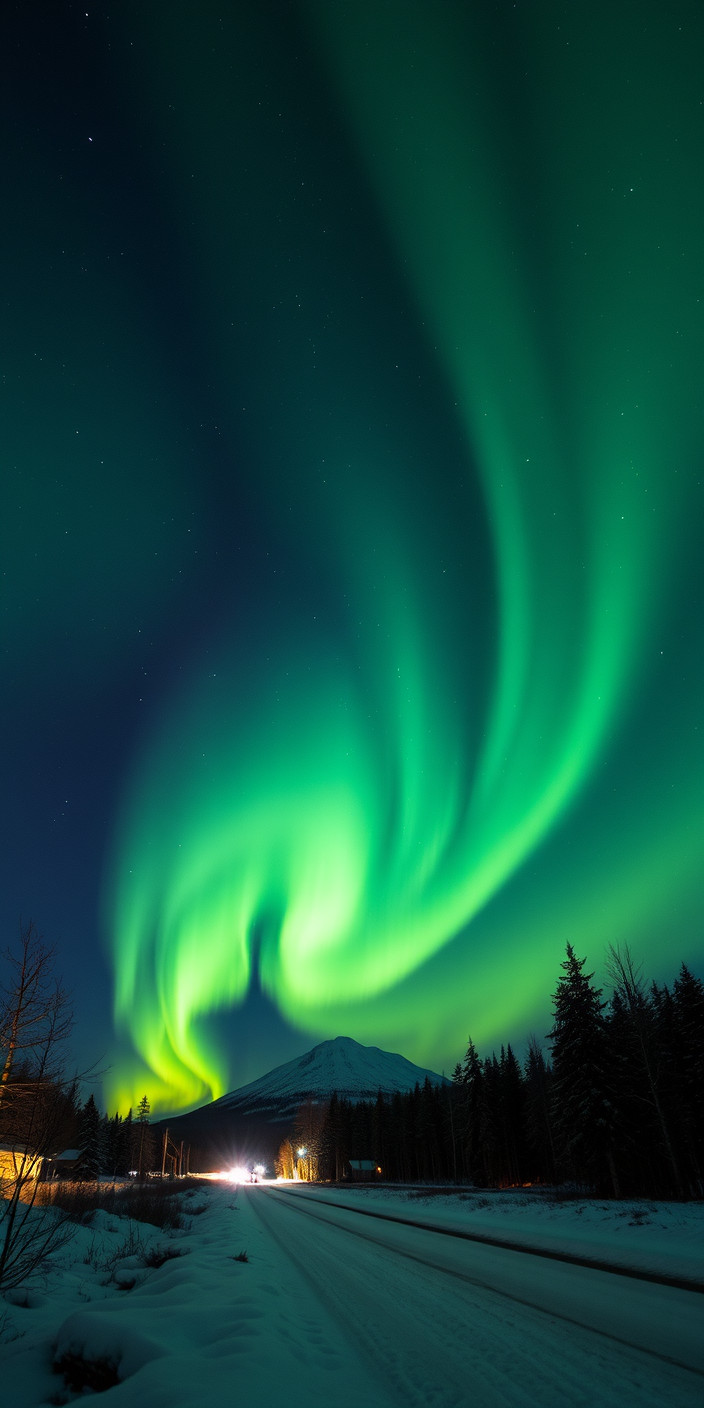 Northern lights 7 Phone Wallpaper