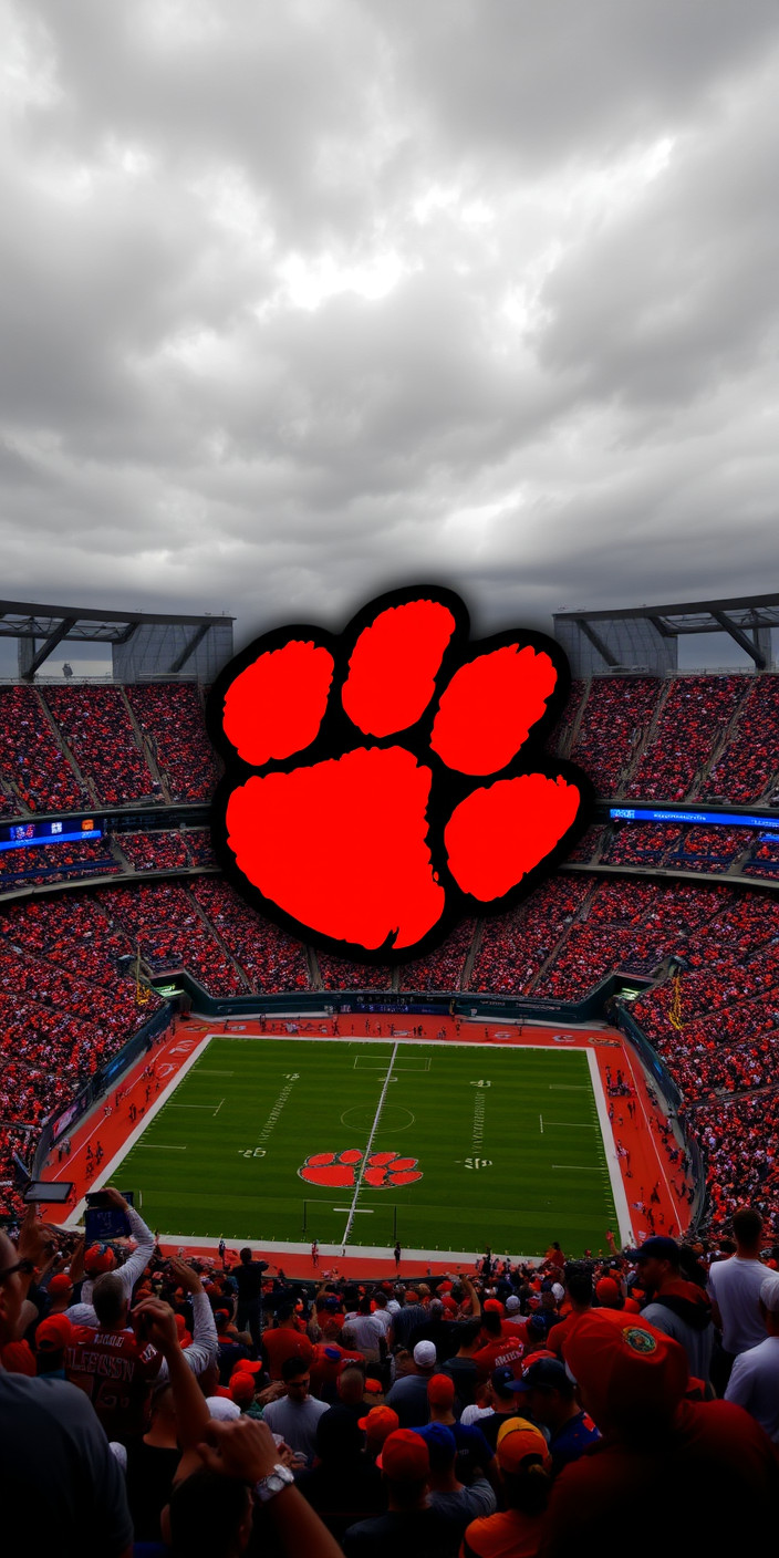 Clemson 7 Phone Wallpaper