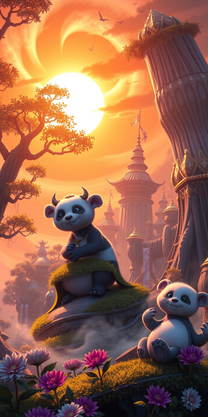 Pandaria 3 Phone Wallpaper
