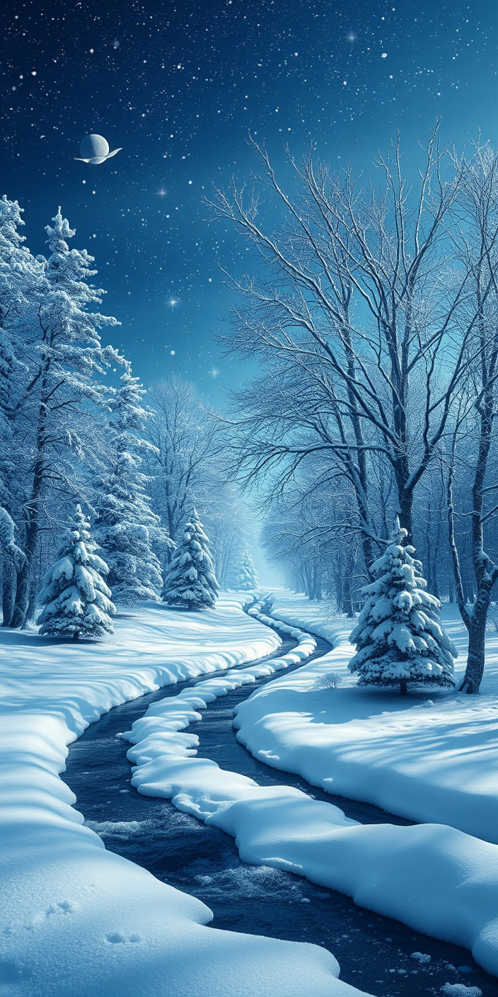 Winter wonderland 5 Phone Wallpaper