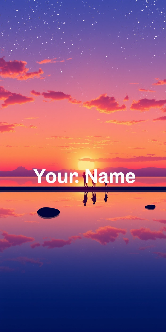 Your name 1 Phone Wallpaper