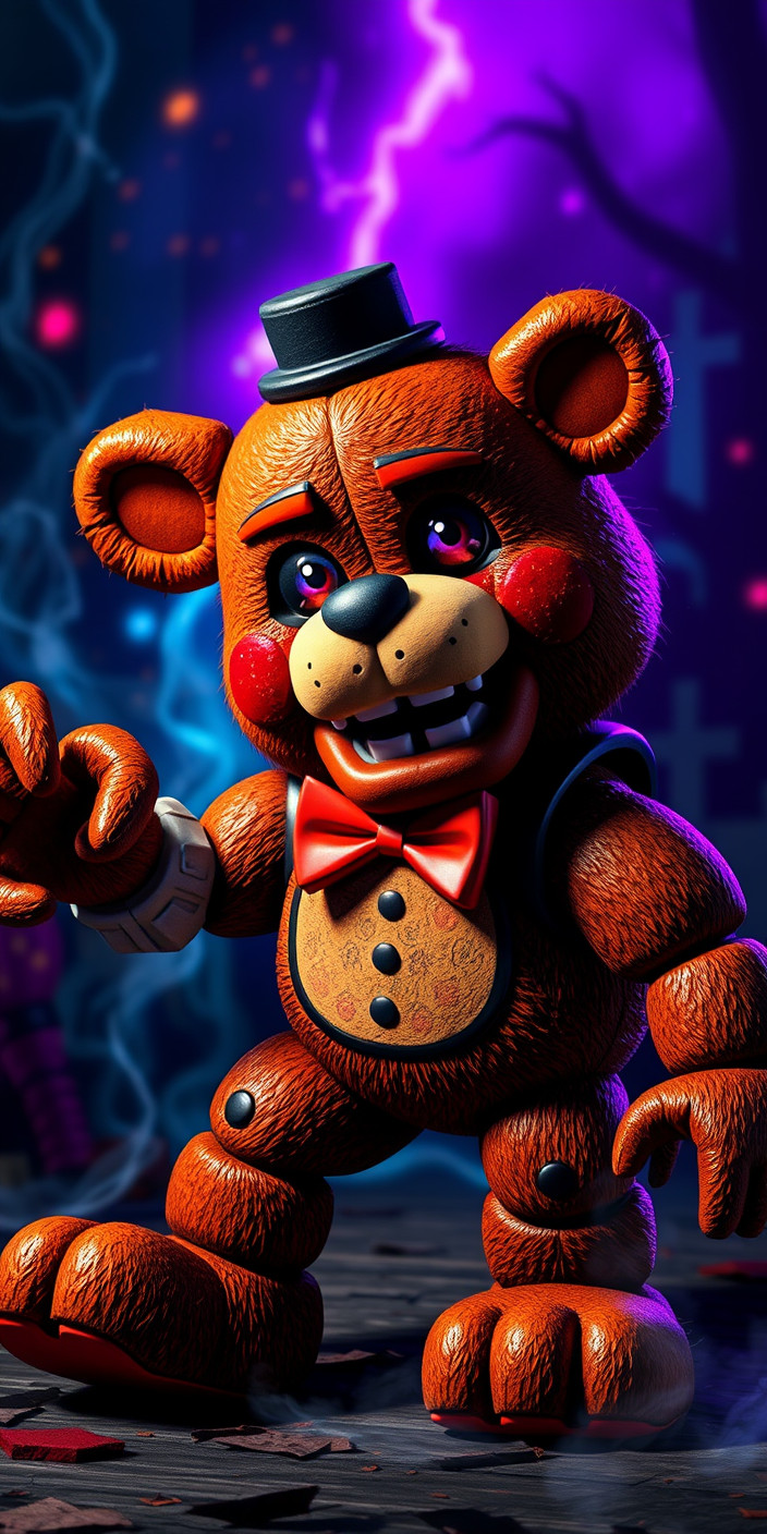 Freddy fazbear 5 Phone Wallpaper