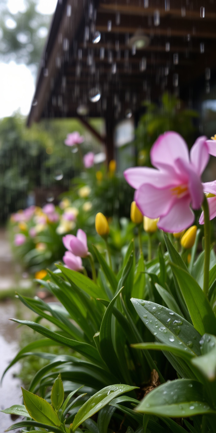 Rainy spring 4 Phone Wallpaper