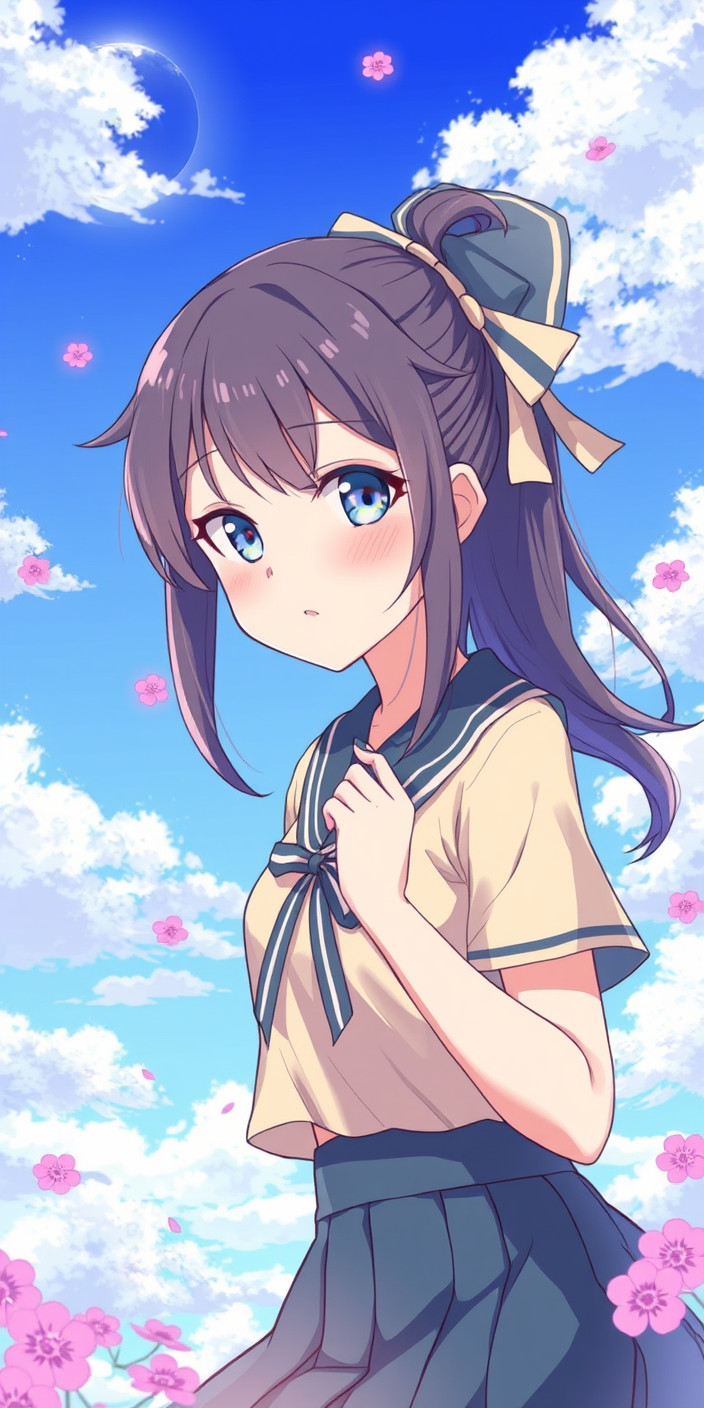 Anime  girl 7 Phone Wallpaper