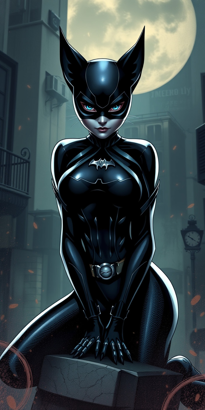 Catwoman 7 Phone Wallpaper