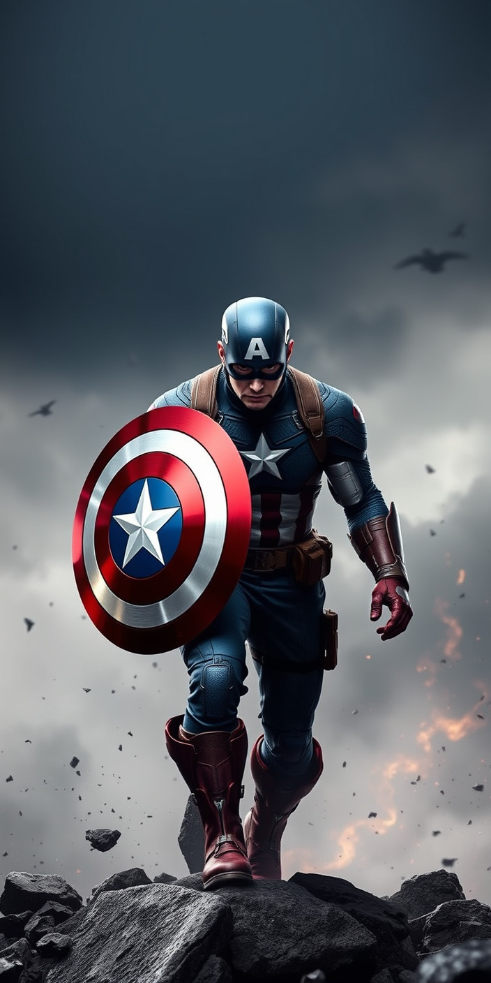 Captain america 1 Phone Wallpaper