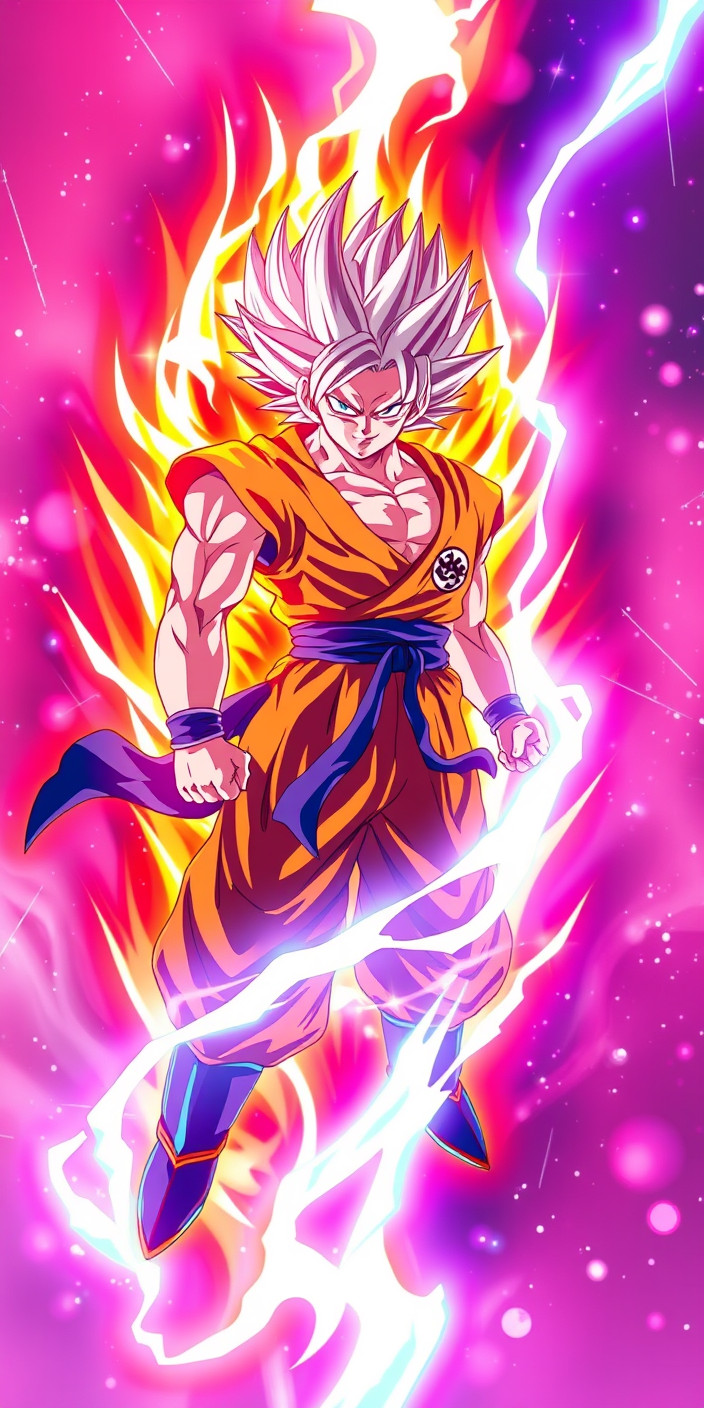Ultra instinct goku 3 Phone Wallpaper