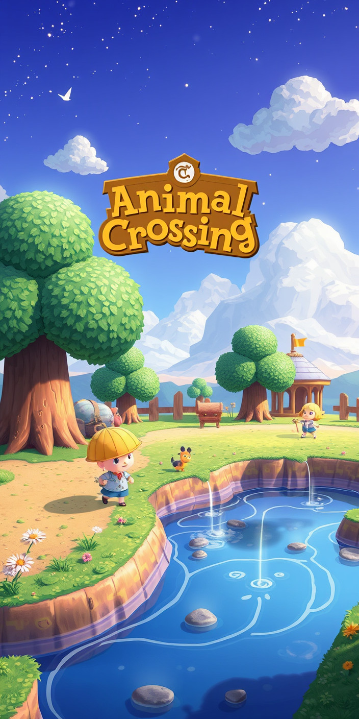 Animal crossing 9 Phone Wallpaper
