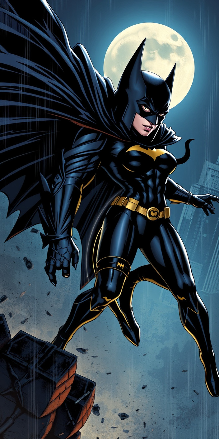 Batman and catwoman 11 Phone Wallpaper