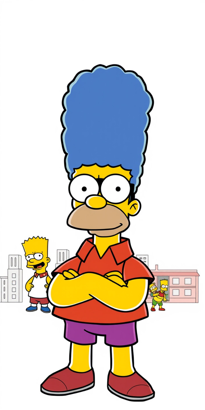 Simpsons 6 Phone Wallpaper