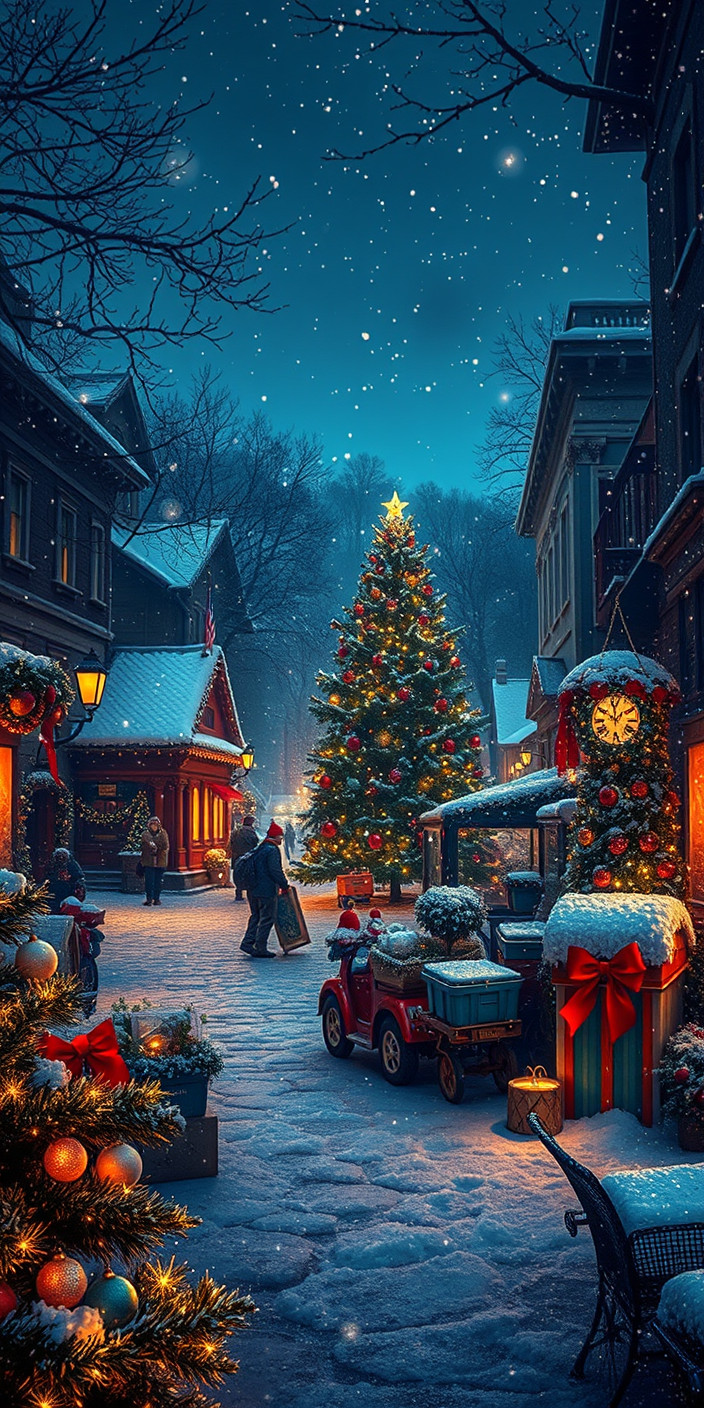 Christmas  for laptop 11 Phone Wallpaper