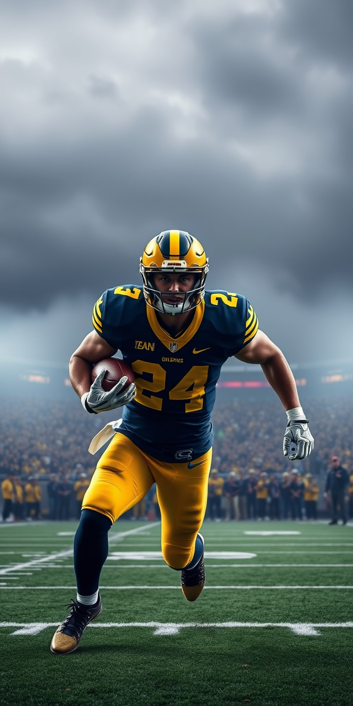 Michigan wolverines football 4 Phone Wallpaper