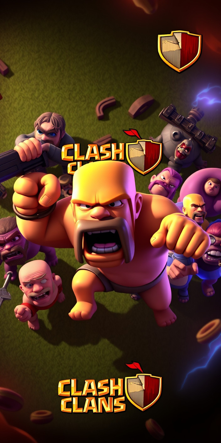 Clash of clans clash of clans 6 Phone Wallpaper